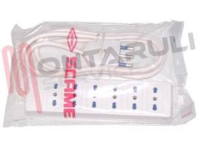Visualizza i dettagli per PRESA MULTIPLA 6PR. BIVALENTE 16A CON CAVO BIANCA SCAME Immagine di PRESA MULTIPLA 6PR. BIVALENTE 16A CON CAVO BIANCA SCAME