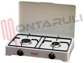 Visualizza i dettagli per FORNELLO 2 FUOCHI GRIGLIA PIATTINA METANO Immagine di FORNELLO 2 FUOCHI GRIGLIA PIATTINA METANO