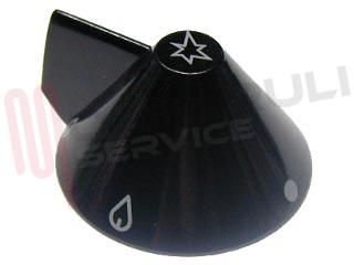 Immagine di MANOPOLA FUOCO NERA DIAM. 6MM.