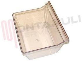 Visualizza i dettagli per CASSETTO VERDURA TRASPARENTE FUME' 260X220X135MM. Immagine di CASSETTO VERDURA TRASPARENTE FUME' 260X220X135MM.