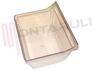 Immagine di CASSETTO VERDURA TRASPARENTE FUME' 260X220X135MM.