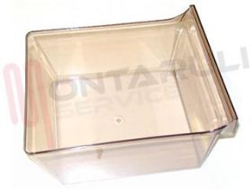 Visualizza i dettagli per CASSETTO VERDURA TRASPARENTE FUME' 263X330X150MM. Immagine di CASSETTO VERDURA TRASPARENTE FUME' 263X330X150MM.