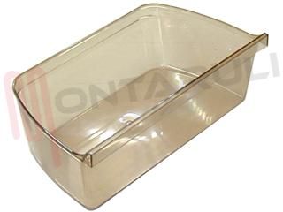 Immagine di CASSETTO VERDURA TRASPARENTE FUME' 450X250X135MM.