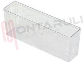 Visualizza i dettagli per CASSETTO PORTABURRO TRASPARENTE 250X58X95MM. Immagine di CASSETTO PORTABURRO TRASPARENTE 250X58X95MM.