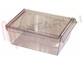 Visualizza i dettagli per CASSETTO VERDURA TRASPARENTE FUME' 230X320X140MM. Immagine di CASSETTO VERDURA TRASPARENTE FUME' 230X320X140MM.