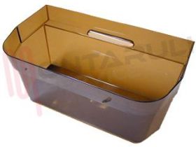 Visualizza i dettagli per CASSETTO VERDURA MARRONE FUME' 408X230X185MM. Immagine di CASSETTO VERDURA MARRONE FUME' 408X230X185MM.