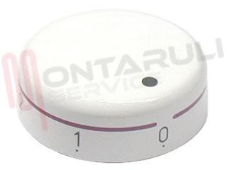 Immagine di MANOPOLA PIASTRA ELETTRICA BIANCA D.6MM.