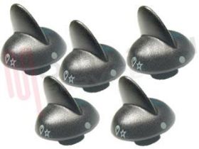 Visualizza i dettagli per KIT MANOPOLA FUOCO NERA 5PZ. Immagine di KIT MANOPOLA FUOCO NERA 5PZ.