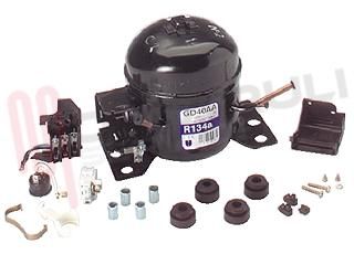 Immagine di KIT COMPRESSORE R134A 1/10HP 100W GD40AA