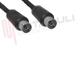 Immagine di CAVO ANTENNA 1,50MT FEM-FEM DRITTO A DRITTO NERA