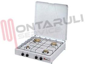 Visualizza i dettagli per FORNELLO 4 FUOCHI METANO Immagine di FORNELLO 4 FUOCHI METANO