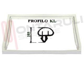 Immagine di GUARNIZIONE AMAGNETICA BIANCA 0268X498MM. SEZ.KL