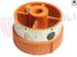 Immagine di MANOPOLA FORNO ARANCIO-SILVER D.8MM.