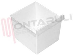 Visualizza i dettagli per CASSETTO VERDURA BIANCO  PICCOLO 195X230X145MM. Immagine di CASSETTO VERDURA BIANCO  PICCOLO 195X230X145MM.