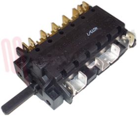 Visualizza i dettagli per COMMUTATORE FORNO 6+OFF 4073/7 'SE206X' NERO Immagine di COMMUTATORE FORNO 6+OFF 4073/7 'SE206X' NERO