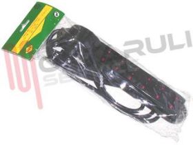 Visualizza i dettagli per PRESA MULTIPLA 6PR. BIVALENTE NERA CON CAVO Immagine di PRESA MULTIPLA 6PR. BIVALENTE NERA CON CAVO