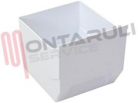 Visualizza i dettagli per CASSETTO VERDURA BIANCO 265X225X195MM. Immagine di CASSETTO VERDURA BIANCO 265X225X195MM.