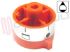 Immagine di MANOPOLA ARANCIO-SILVER FORNO ARISTON D.8MM.