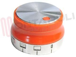 Immagine di MANOPOLA FORNO ELETTRICO ARANCIONE D.6MM.