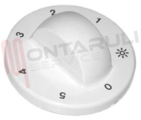 Visualizza i dettagli per MANOPOLA FORNO COMMUTATORE BIANCA D.6MM. Immagine di MANOPOLA FORNO COMMUTATORE BIANCA D.6MM.