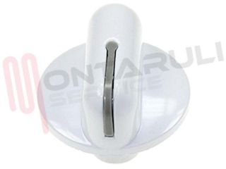 Immagine di MANOPOLA PIASTRA ELETTRICA/BRUCIATORE BIANCA D.6MM.