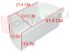 Immagine di CASSETTO VERDURA BIANCO 415/275X235XH.155/143MM.