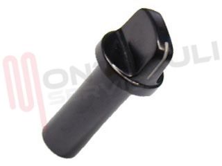 Immagine di MANOPOLA FUOCO NERA BASSA  L=59MM.