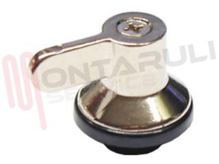 Immagine di MANOPOLA FUOCO INOX/NERA D.8MM.