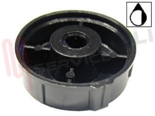 Immagine di MANOPOLA FUOCO UNIVERSALE NERA D.8MM.