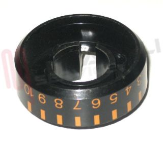Immagine di DISCO MANOPOLA NERA PIASTRA ELETTRICA