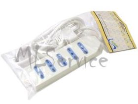 Visualizza i dettagli per PRESA MULTIPLA 5PR. BIVALENTE 16A CON CAVO BIANCA Immagine di PRESA MULTIPLA 5PR. BIVALENTE 16A CON CAVO BIANCA