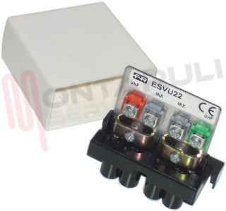 Immagine di MISCELATORE BANDE VHF-UHF 2 USCI INDIP. ATT.4DB ESVU22