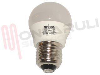 Immagine di LAMPADA SFERA LED E27 6W 230V 3000°K (RESA=39W)