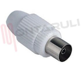 Visualizza i dettagli per PRESA COASSIALE D.9,5MM VOLANTE Immagine di PRESA COASSIALE D.9,5MM VOLANTE