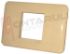 Immagine di PLACCA 2 POSTI ABS SABBIA SERIE CROSS LEGRAND