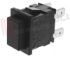 Immagine di INTERRUTTORE PUSH TASTO NERO 19X13 BIPOLARE