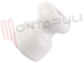 Visualizza i dettagli per ISOLATORE DI PORCELLANA BIANCO 19X23,7MM. Immagine di ISOLATORE DI PORCELLANA BIANCO 19X23,7MM.