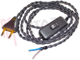 Visualizza i dettagli per CABLAGGIO TRECCIA INT/CAVO/SPINA 2MT GRIGIO SCURO 2X0,75MMQ Immagine di CABLAGGIO TRECCIA INT/CAVO/SPINA 2MT GRIGIO SCURO 2X0,75MMQ