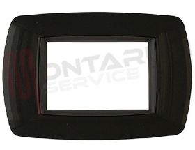 Visualizza i dettagli per PLACCA RETTANGOLARE 3 FORI NERA SERIE LIFE Immagine di PLACCA RETTANGOLARE 3 FORI NERA SERIE LIFE