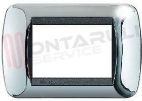 Visualizza i dettagli per PLACCA 3 POSTI METALLO CROMATO LUCIDO SERIE LIVING Immagine di PLACCA 3 POSTI METALLO CROMATO LUCIDO SERIE LIVING