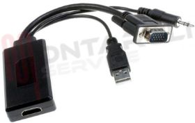 Visualizza i dettagli per CONVERTITORE SEGNALE HDMI DA VGA + AUDIO + USD A HDMI Immagine di CONVERTITORE SEGNALE HDMI DA VGA + AUDIO + USD A HDMI