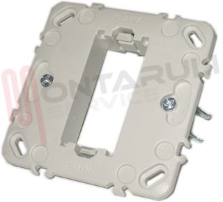 Immagine di SUPPORTO 1 POSTO + GRIFFE GRIGIO SERIE PLANA