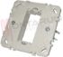 Immagine di SUPPORTO 1 POSTO + GRIFFE GRIGIO SERIE PLANA