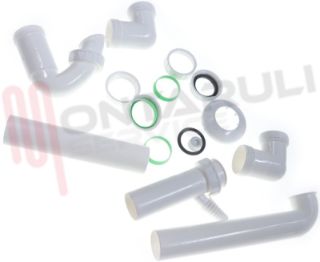 Immagine di GRUPPO SIFONE 1 VASCA+AL SPAZIO 1/2 697760081 ORIGINALE