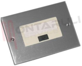 Visualizza i dettagli per PULSANTE CON TARGA ADATT.SCATOLA TONDA E RETTAN. ALLUMINIO Immagine di PULSANTE CON TARGA ADATT.SCATOLA TONDA E RETTAN. ALLUMINIO