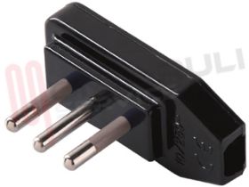 Visualizza i dettagli per SPINA PIATTA 10A+T NERA Immagine di SPINA PIATTA 10A+T NERA