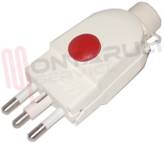 Immagine di SPINA VOLANTE 2P+T 10A BIANCA RKP STAKK DUPLO
