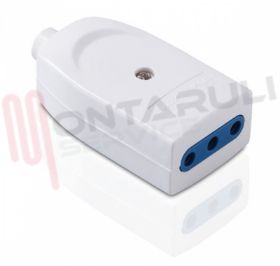 Visualizza i dettagli per PRESA VOLANTE 10A+T BIANCA Immagine di PRESA VOLANTE 10A+T BIANCA