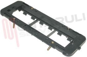 Visualizza i dettagli per SUPPORTO 6 POSTI MONTA SISTEMA 45 BLACK AFFIANCATI NOIR Immagine di SUPPORTO 6 POSTI MONTA SISTEMA 45 BLACK AFFIANCATI NOIR