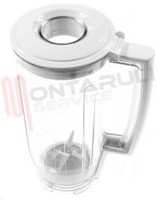 Visualizza i dettagli per BICCHIERE FRULLATORE TRASPARENTE COMPLETO Immagine di BICCHIERE FRULLATORE TRASPARENTE COMPLETO